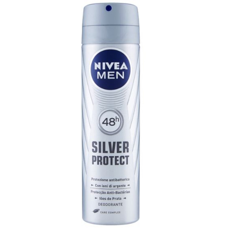 NIVEA дезодорант мъжки, Silver Protect, 150мл