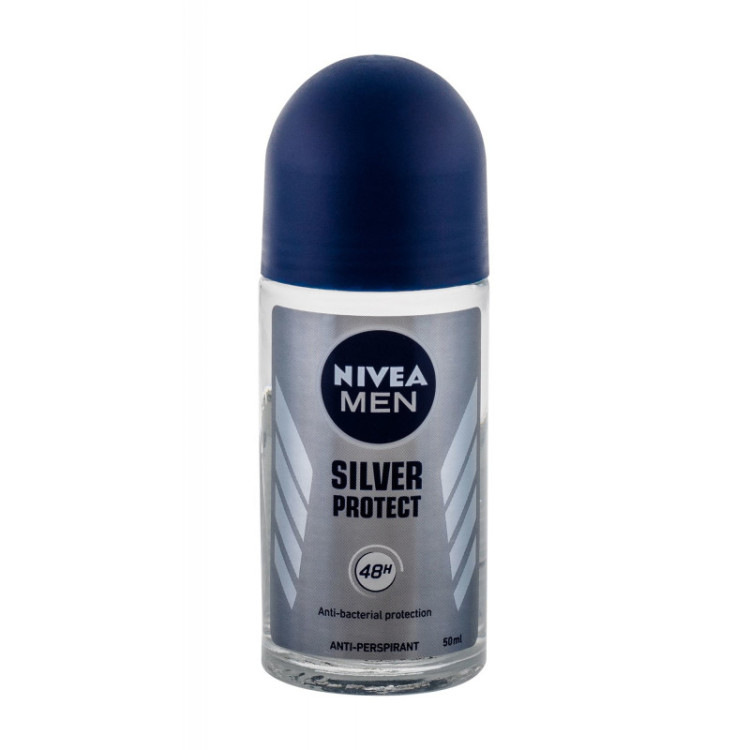 Nivea рол-он мъжки, Silver protect, 50мл