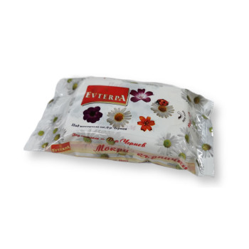 EVTERPA мокри кърпи, Цветя, 15 броя
