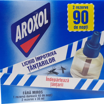 Aroxol течност срещу комари 2 броя в опаковка Aroxol течност срещу комари 2 броя в опаковка