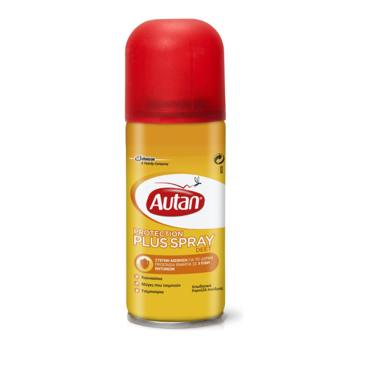 Autan protection plus spray, аерозол сух, 100мл