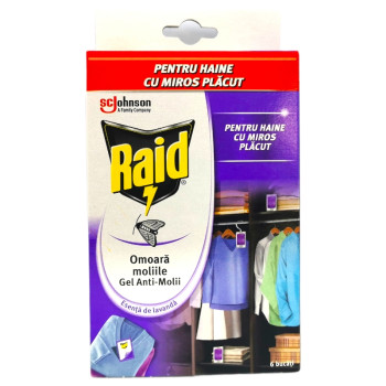 RAID срещу молци мултипак, Лавандула, 6 броя, RAID срещу молци мултипак, Лавандула, 6 броя,