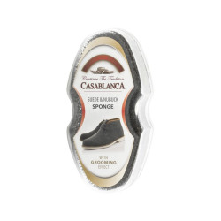 CASABLANCA гъба за обувки от велур, Неутрална