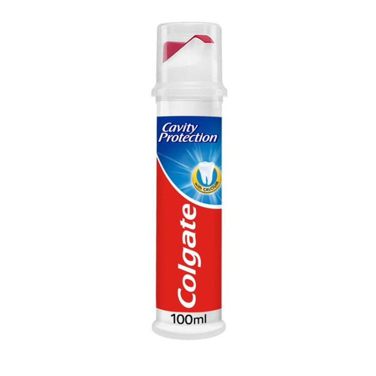 COLGATE паста за зъби с помпа, Cavity protection, 100мл