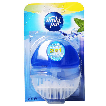 AMBI-PUR ароматизатор за тоалетна чиния 55мл, Fresh water & mint AMBI-PUR ароматизатор за тоалетна чиния 55мл, Fresh water & mint