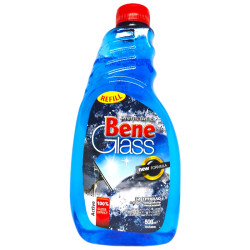 BENE препарат за почистване на стъкла, Пълнител, 500мл