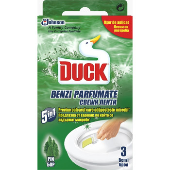 Duck тоалетно пате свежи ленти 3 броя - бор
