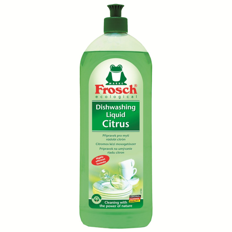 Frosch dishwashing liquid Citrus зелен лимон 750мл препарат за съдове