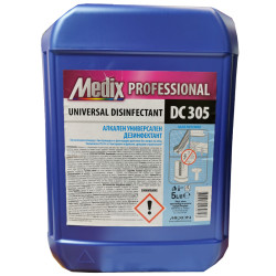 Medix professional, universal disinfectant, Алкален универсален дезифектант, DC 305, 5 литра