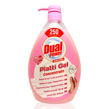 DUAL препарат за измиване на съдове, Delicato Mani, 1 литър
