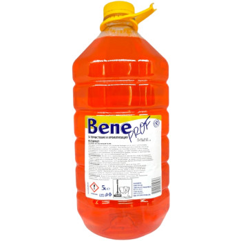 BENE препарат за почистване и ароматизиране на паркет, 5 литра BENE препарат за почистване и ароматизиране на паркет, 5 литра