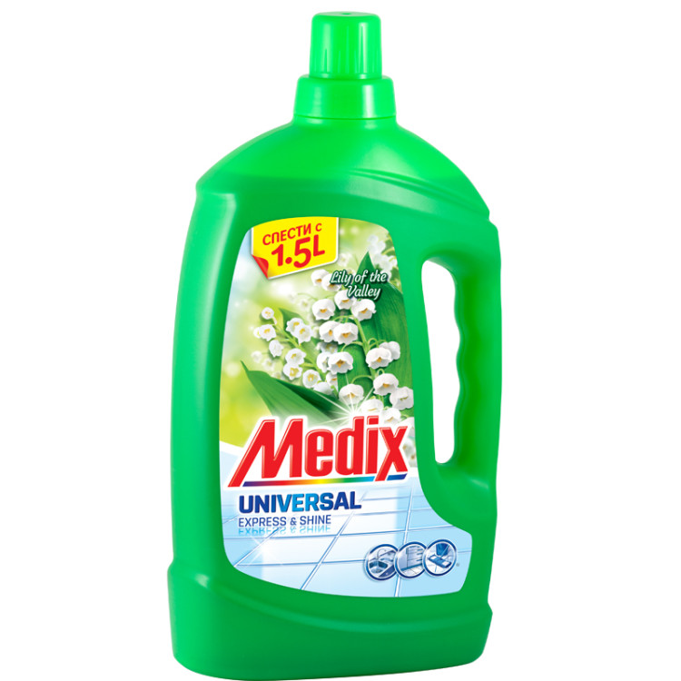 MEDIX универсален препарат за под, Момина сълза, 1.4л