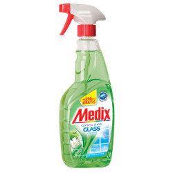 MEDIX препарат за почистване на стъкла, Помпа, Fressia & apple, 750мл