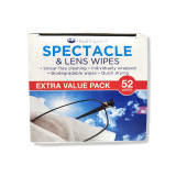 SPECTACLE мокри кърпички за почистване на очила, 52 броя