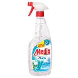 MEDIX препарат за почистване на стъкла, Помпа, Cotton breeze, 750мл