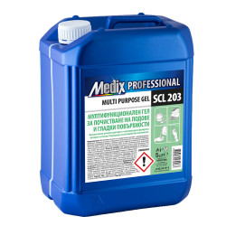 MEDIX professional, Мултифункционален гел за почистване на подове и гладки повърхности, SCL 203, 5 литра