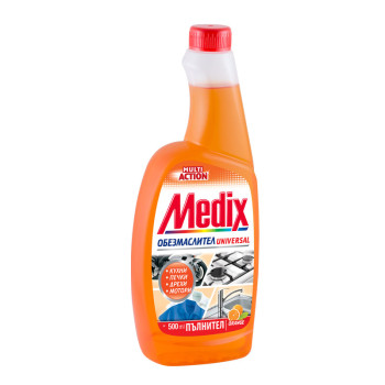 MEDIX обезмаслител, Универсал, Портокал, Пълнител, 500мл