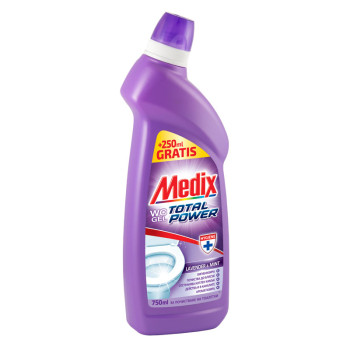MEDIX гел за почистване на тоалетна чиния, Лавандула, 750мл MEDIX гел за почистване на тоалетна чиния, Лавандула, 750мл