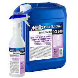 MEDIX professional, Препарат за почистване и полиране на стъклени и гладки повърхности, GCL 200, 5 литра
