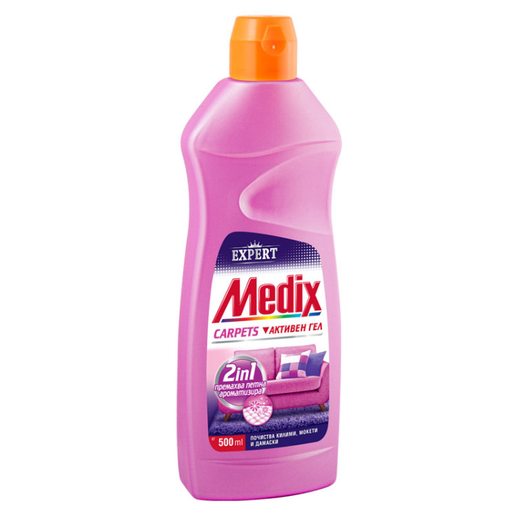 MEDIX expert, Активен гел за почистване на килими, мокети, дамаски, 500мл