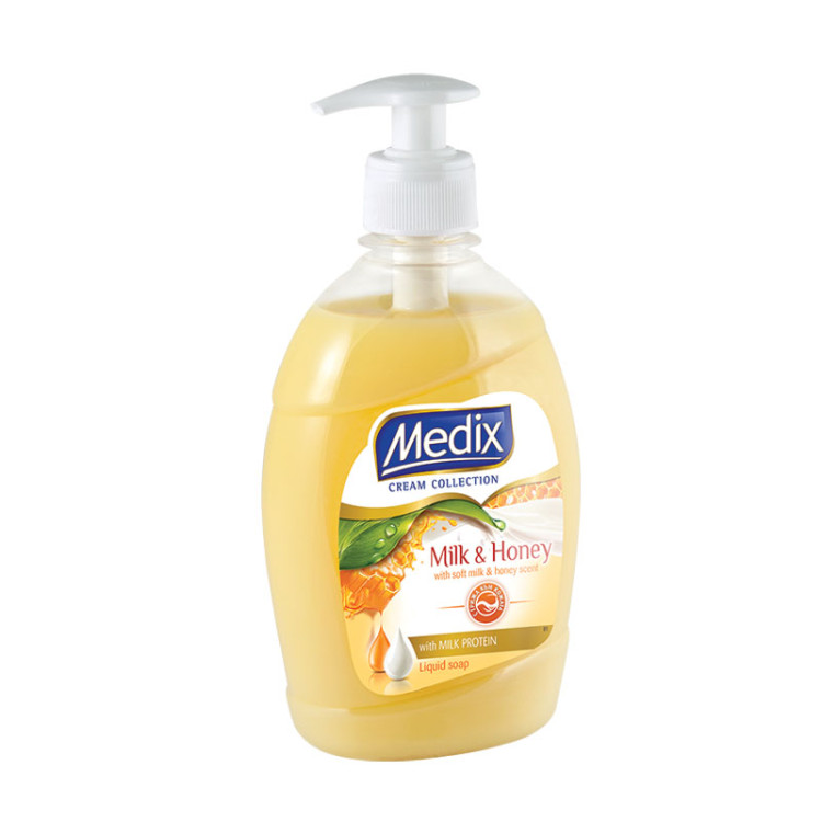 MEDIX течен сапун, Мляко и мед, 400мл