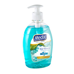 MEDIX течен сапун, Blue mineral, С антибактериална съставка, 400мл