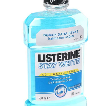 LISTERINE вода за уста, Stay white , 500мл LISTERINE вода за уста, Stay white , 500мл